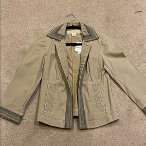 New with tags! Chino cropped jacket.